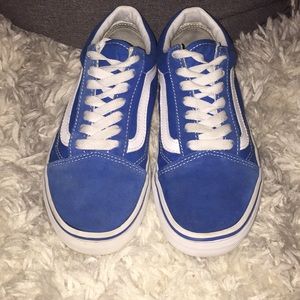 Blue Vans Old Skool